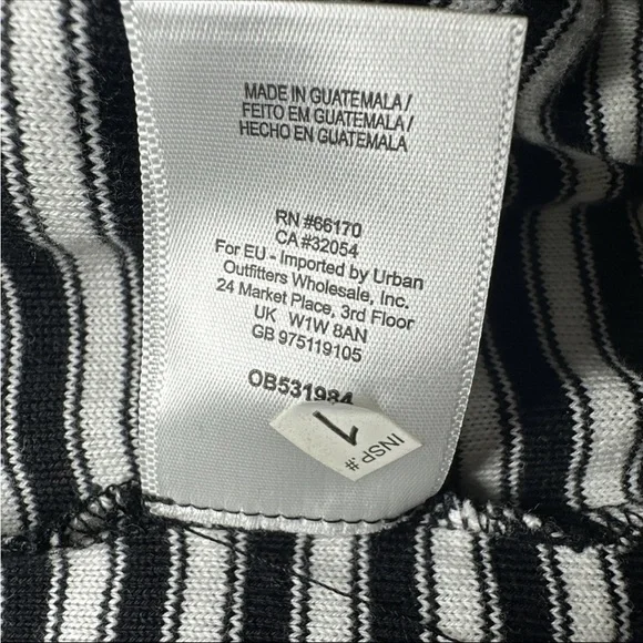 Free People Women’s Frenchie T-Shirt Dress Medium Half Sleeve Striped Cut Out - Picture 13 of 13